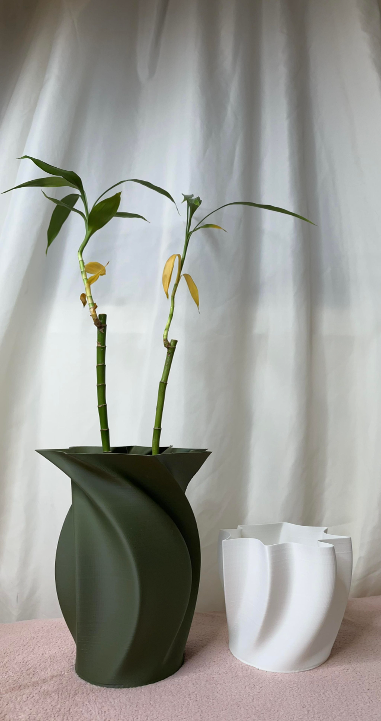 Elligant Spiral Vase