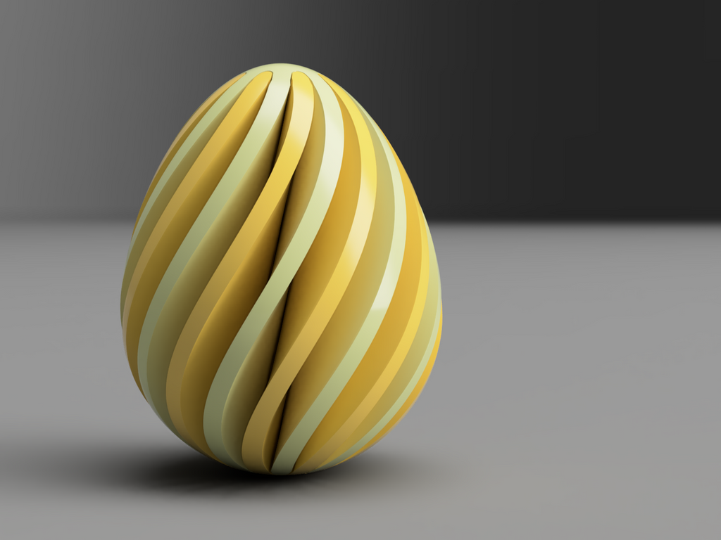 Spiral Easter Egg
