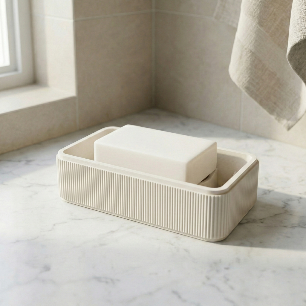 WaveFlow Soap Dish Organizer