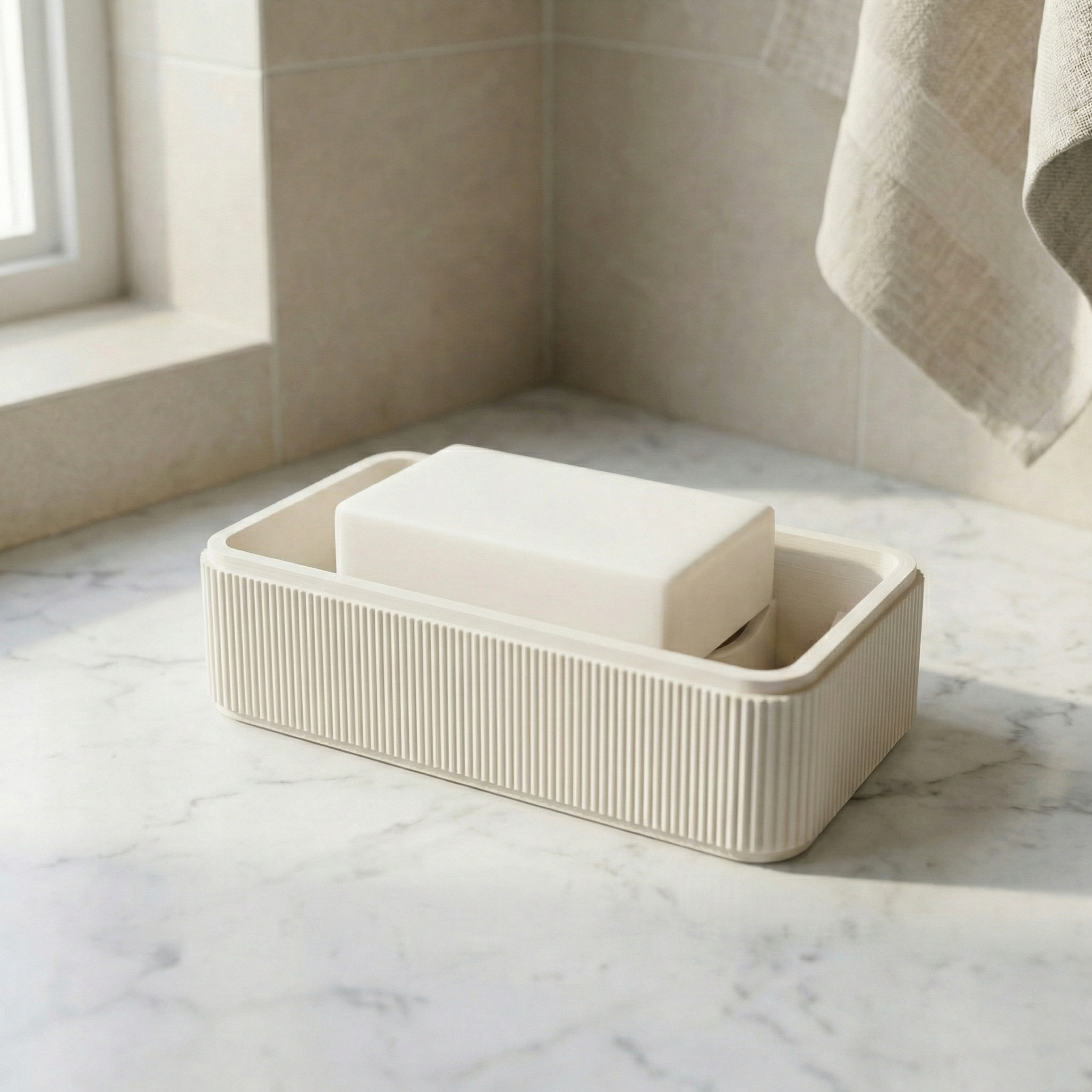 WaveFlow Soap Dish Organizer