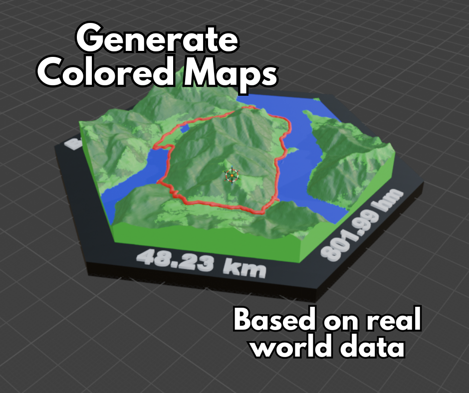 Hiking and Cycling Map Generator | TrailPrint3D