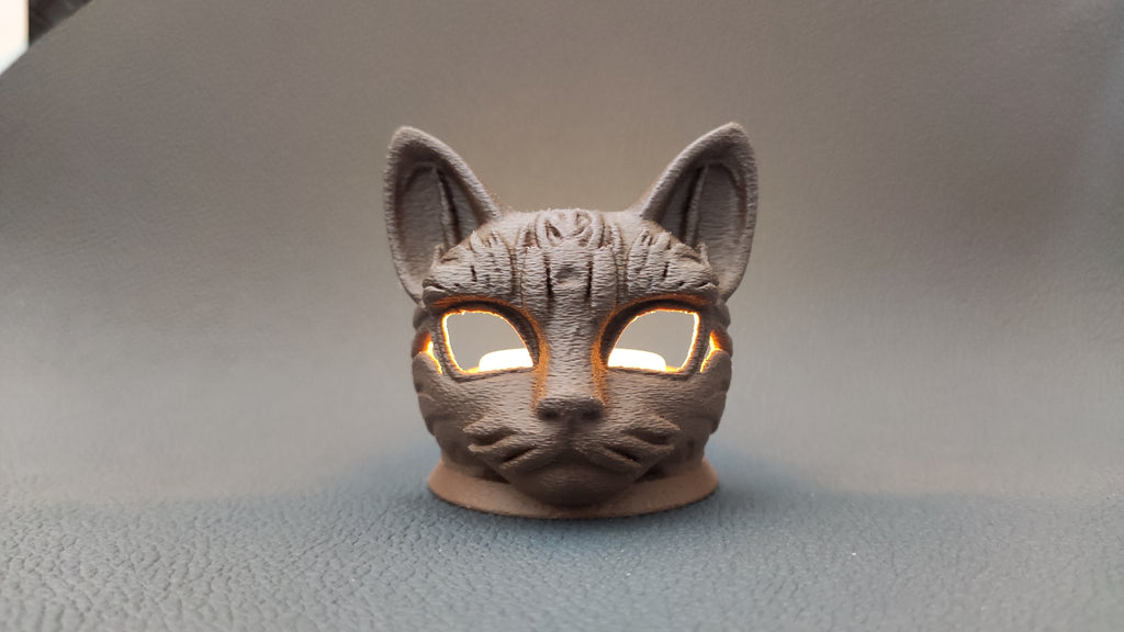 Cat Mask - LED tea light holder