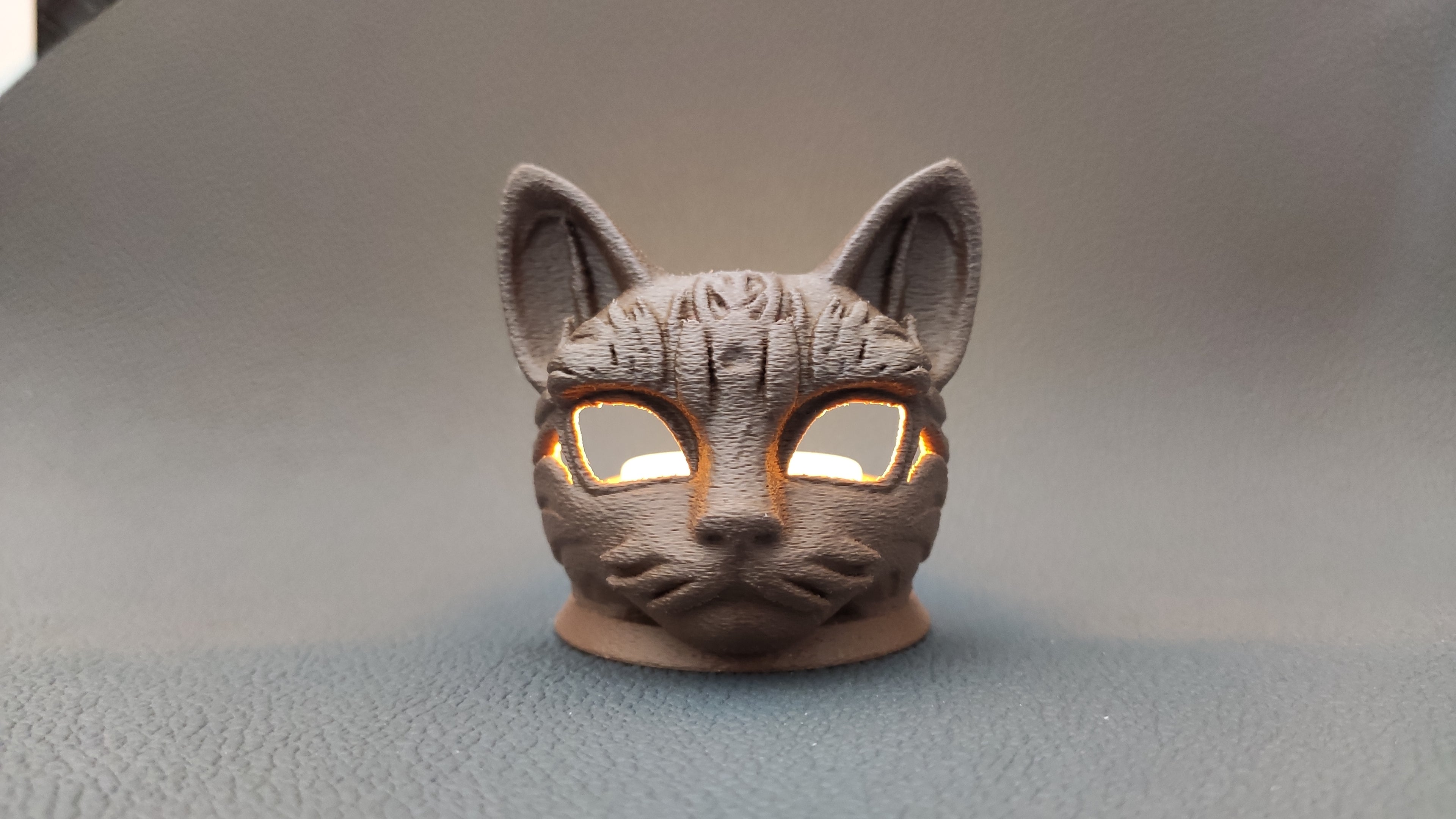 Cat Mask - LED tea light holder