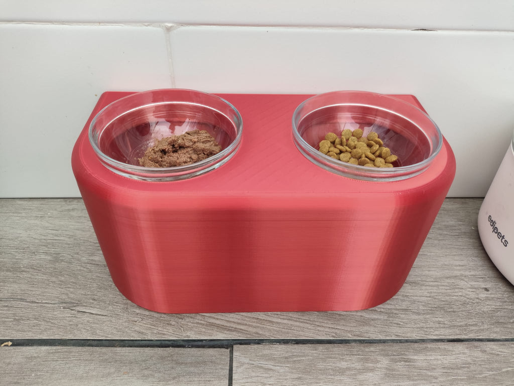 Comedero alto para gatos o perros pequeños