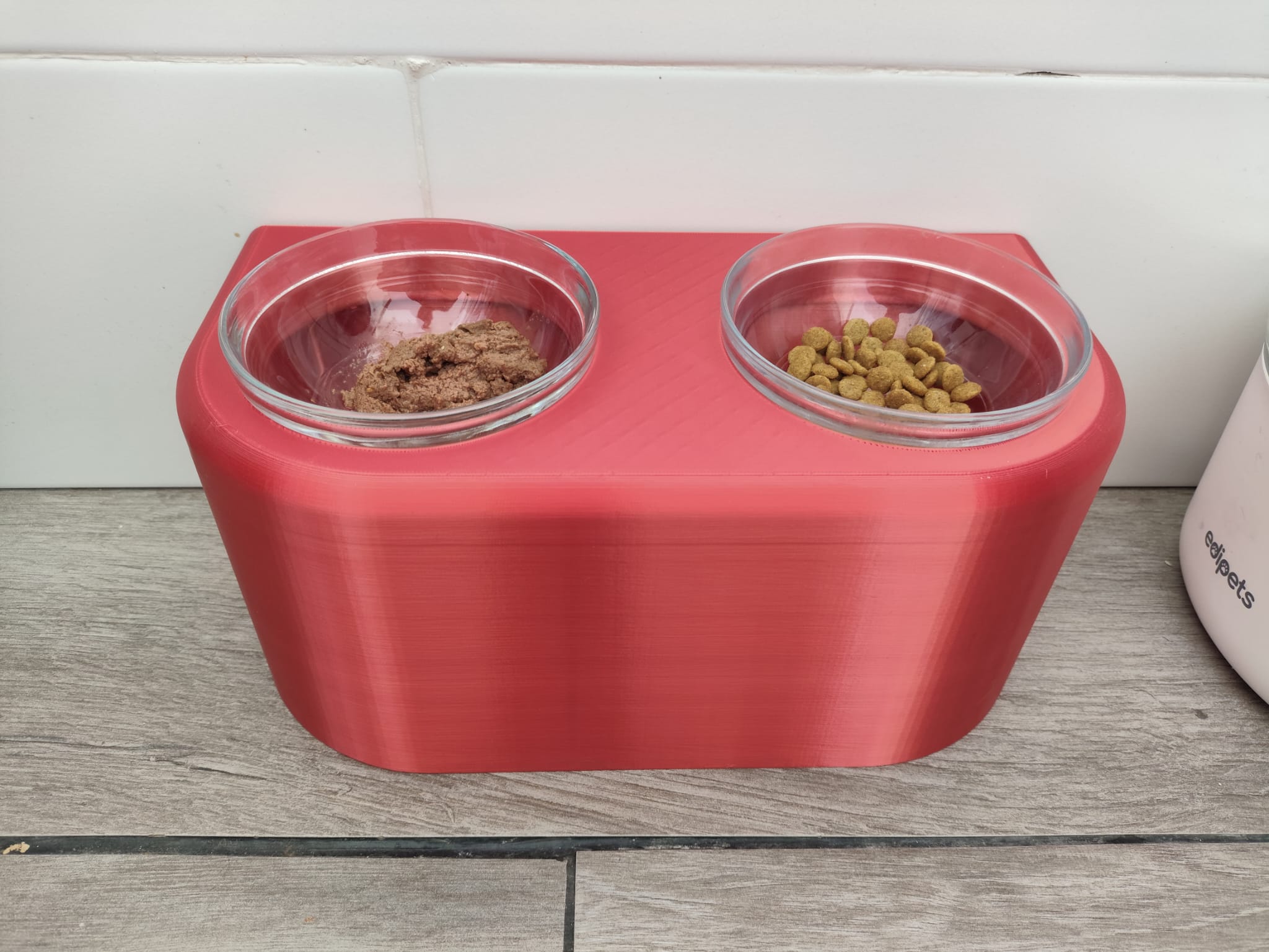 Comedero alto para gatos o perros pequeños
