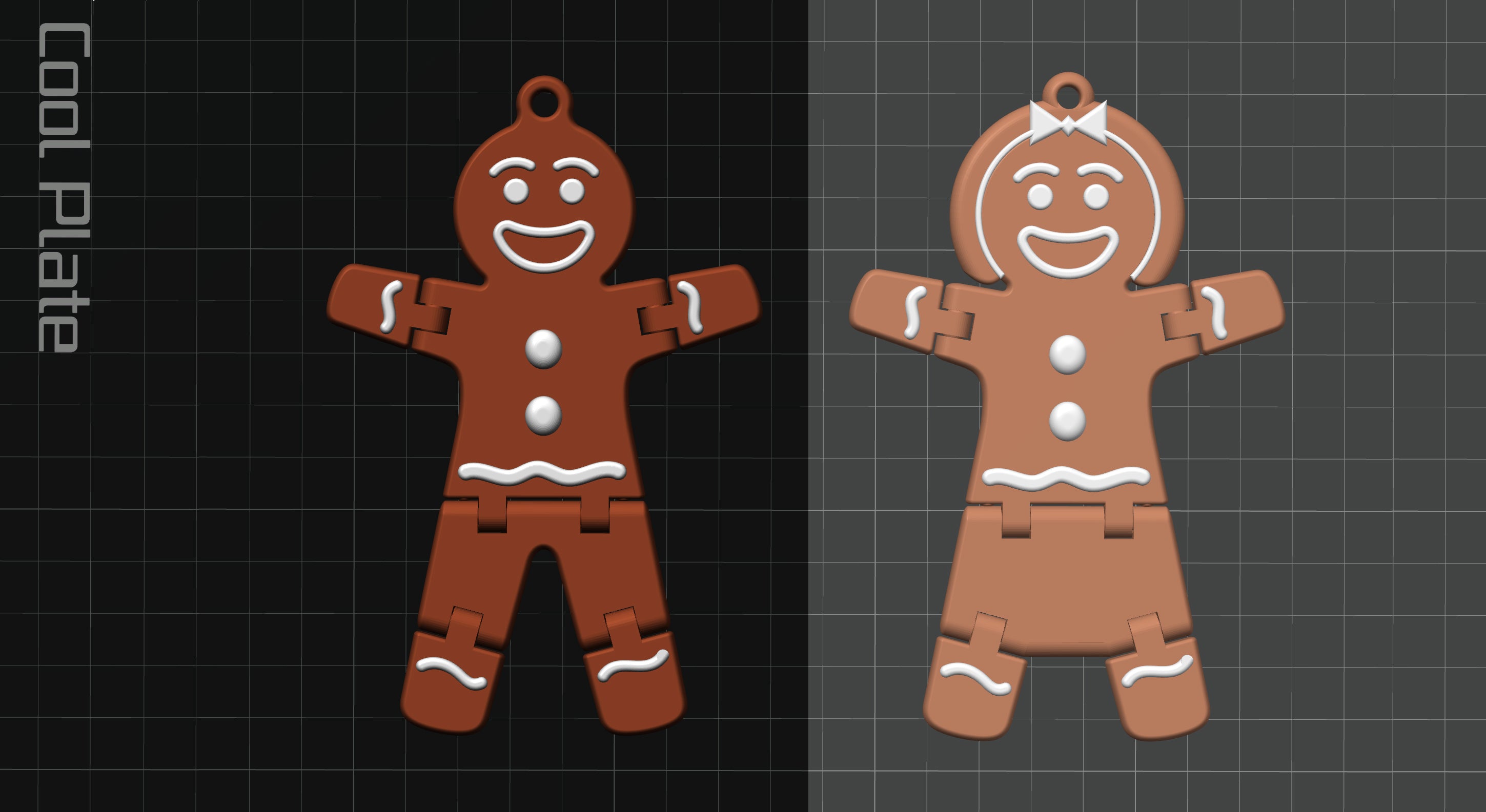 Christmas Gingerbread Woman Cookie