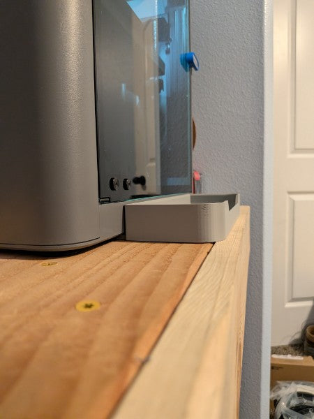 Front purge-line bin