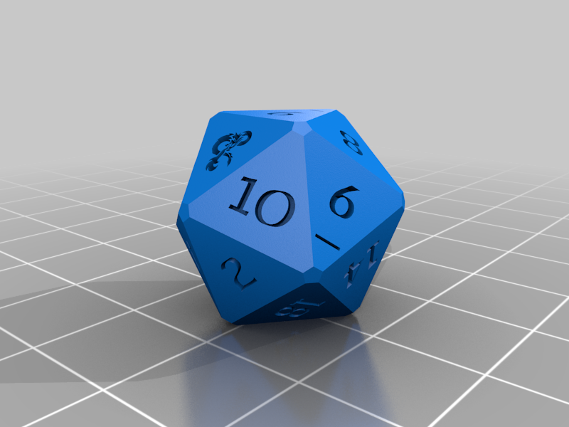 D&D dice set