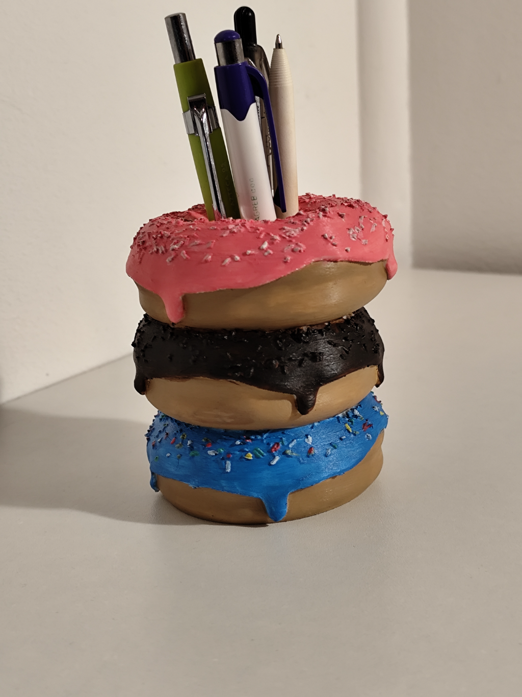 Stacked Donuts Pen/Pencil Holder