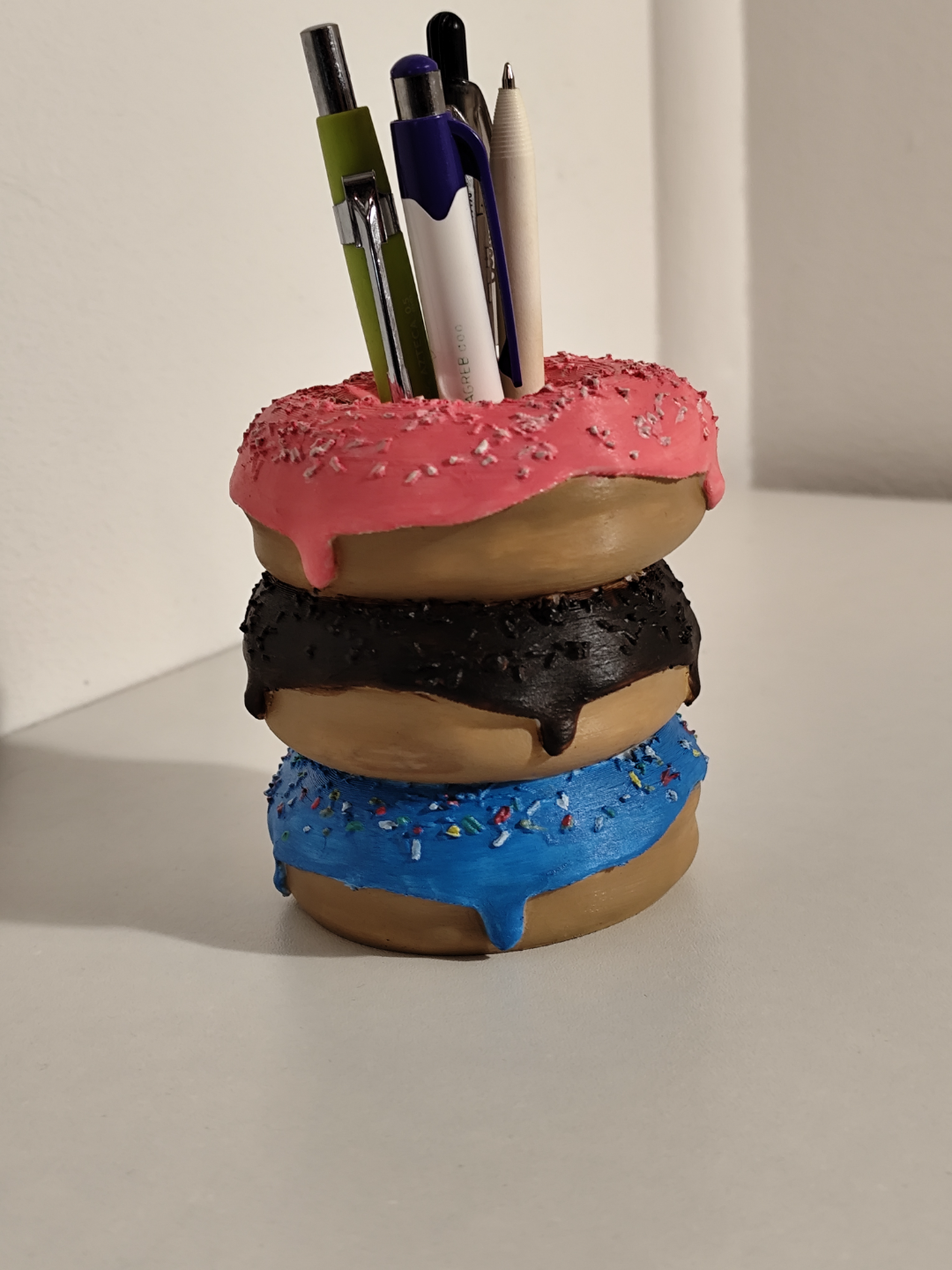Stacked Donuts Pen/Pencil Holder