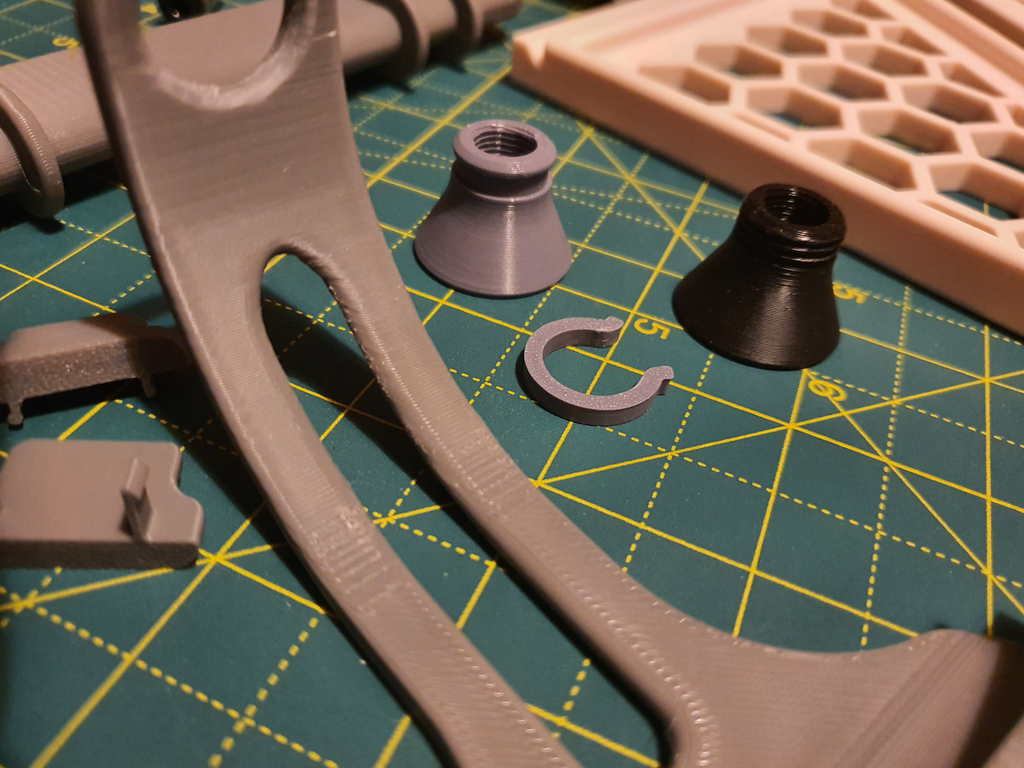 Spool Holder for Bare and Honeycomb Storage Wall
