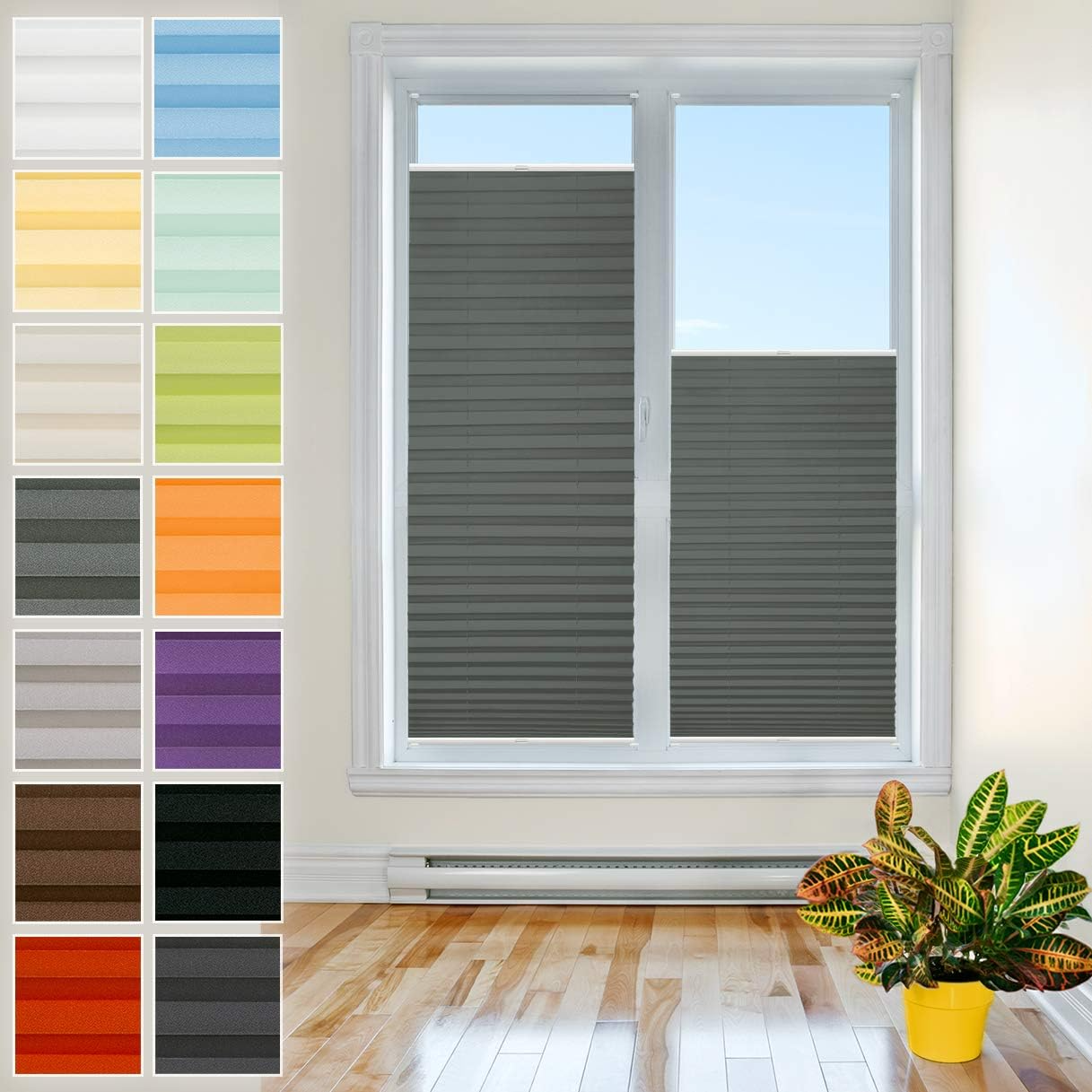 Plisart Plisse Blind internal window brackets
