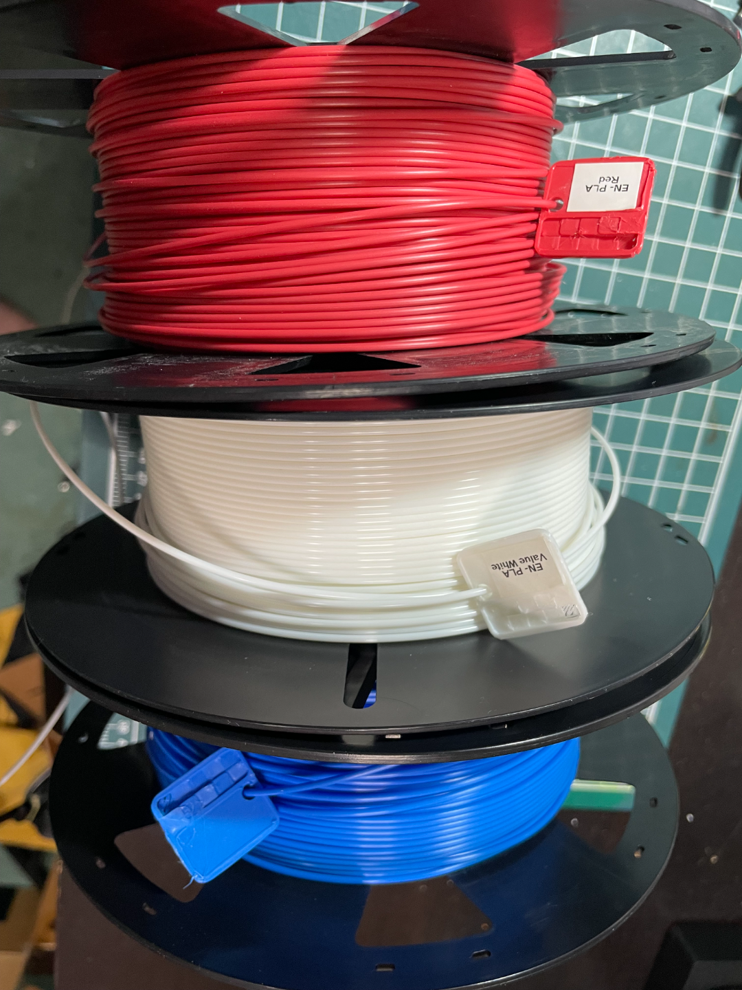Filament Swatch with 10step Transparency Tag Bambu