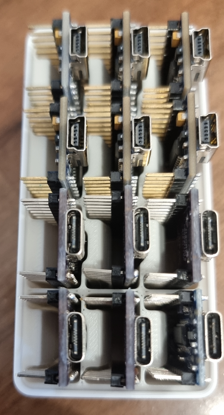 Gridfinity Arduino Nano 1x2 bin Holds 12 Arduinos