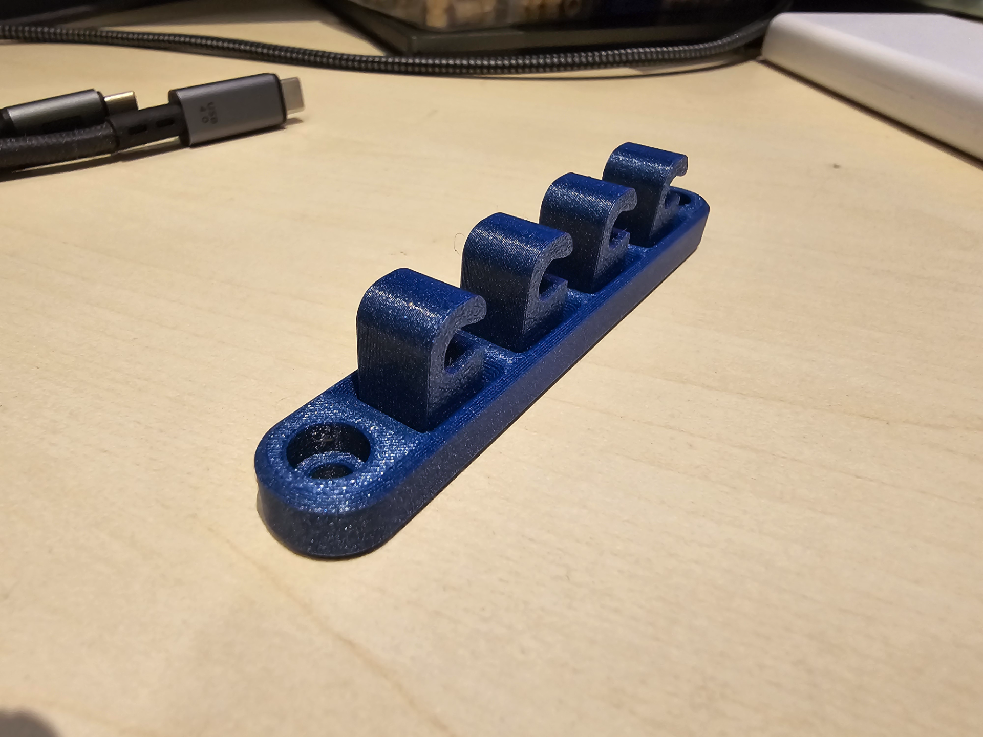 No-Glue Magnetic Cable Organizer