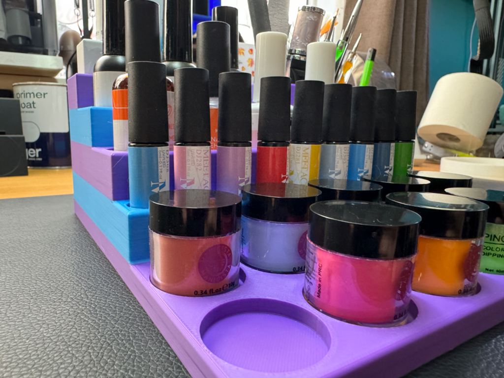 Nail Tech Desk Organizer for Nail & Makeup Product