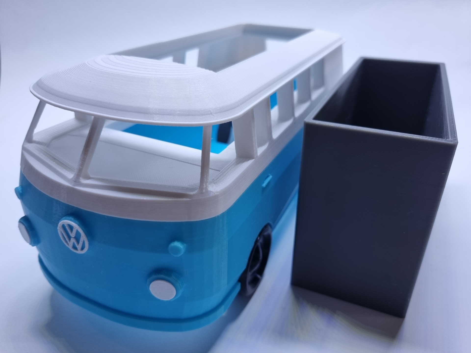 VW Bulli Bus Blumentopf (A1-Mini+)