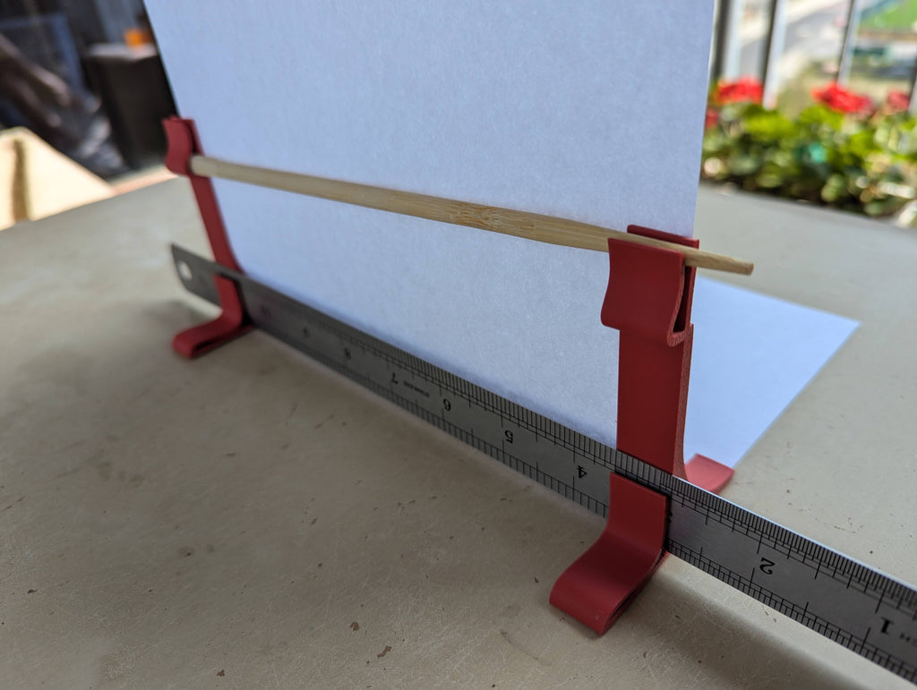 Photo studio on table, background stand A4, A3, A2