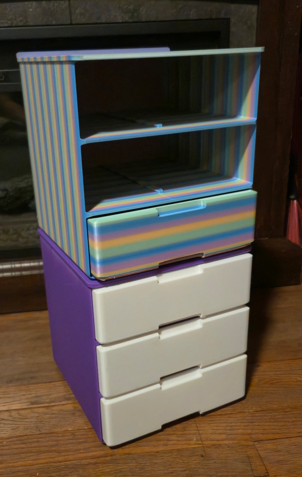 XL Stackable Drawer System with 5x5 Gridfinity