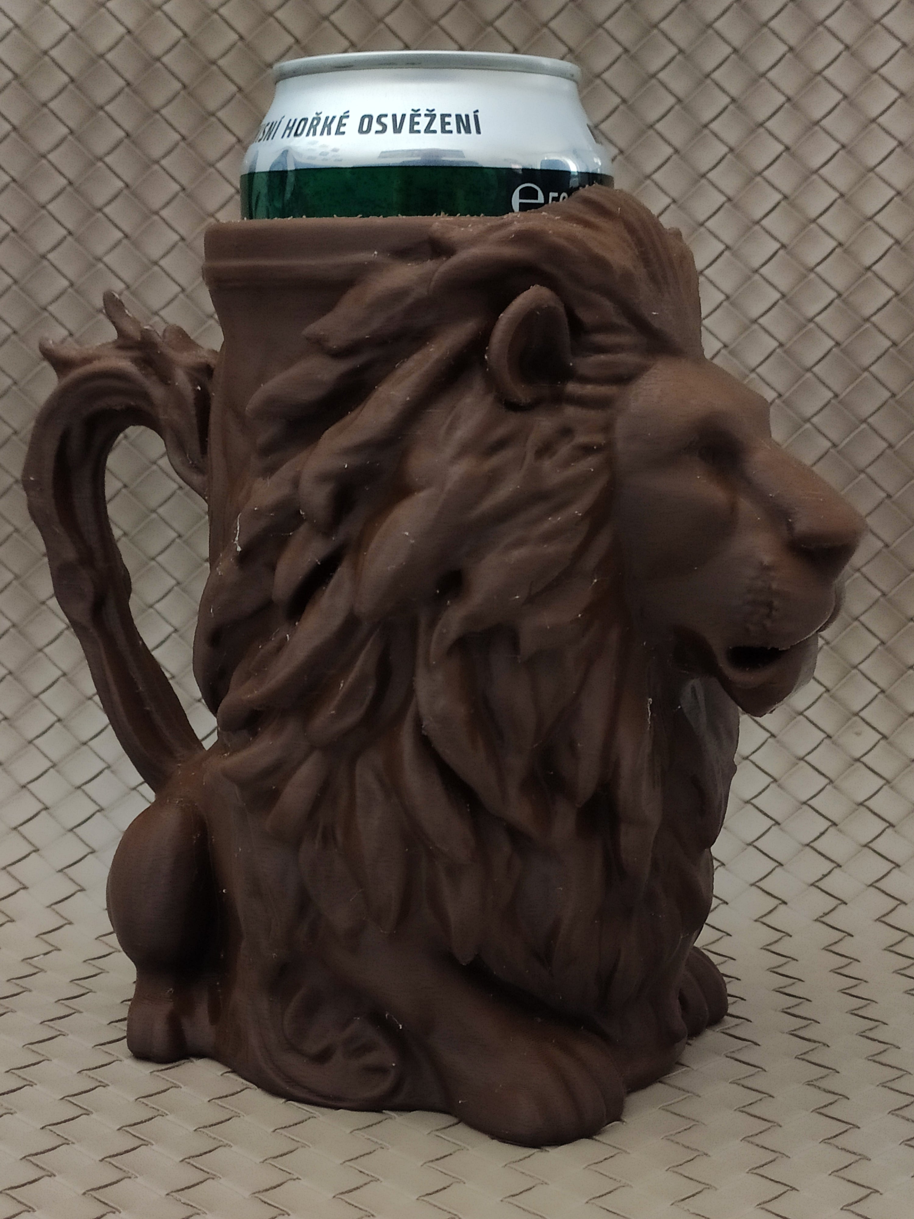 Lion Can Holder (0.5L + 12oz Cans) - Beer mug