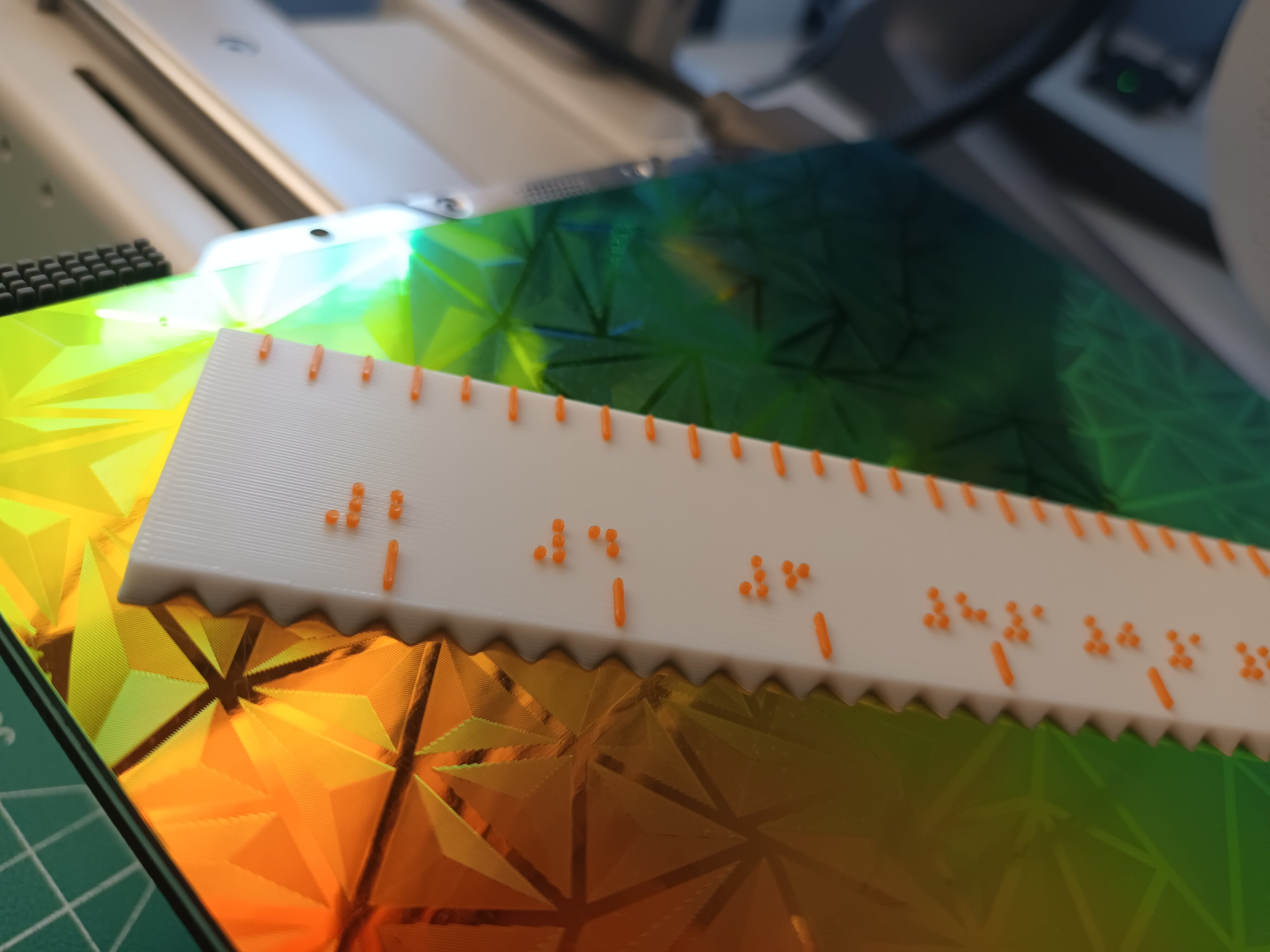 Braille Ruler 20cm | Linijka Braille'a 20cm (Accu)