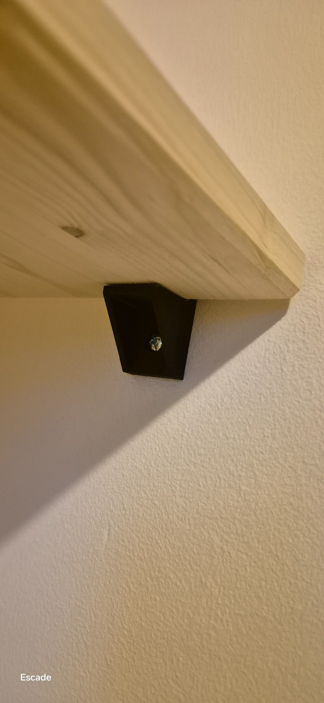 18 mm shelf bracket - Equerre étagère ep 18 mm
