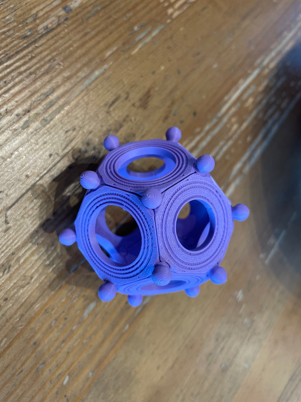 Roman Dodecahedron 2.0 - Folding Flat Print