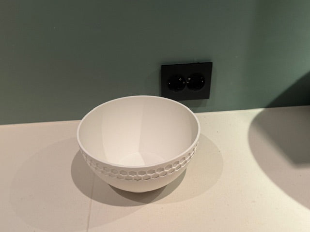 Minimalist Honeycomb Bowl – 20 cm