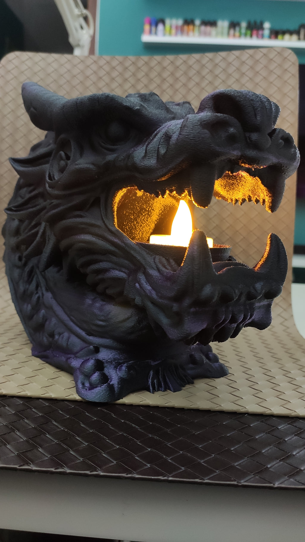 Dragon's Mouth - LED tealight Holder