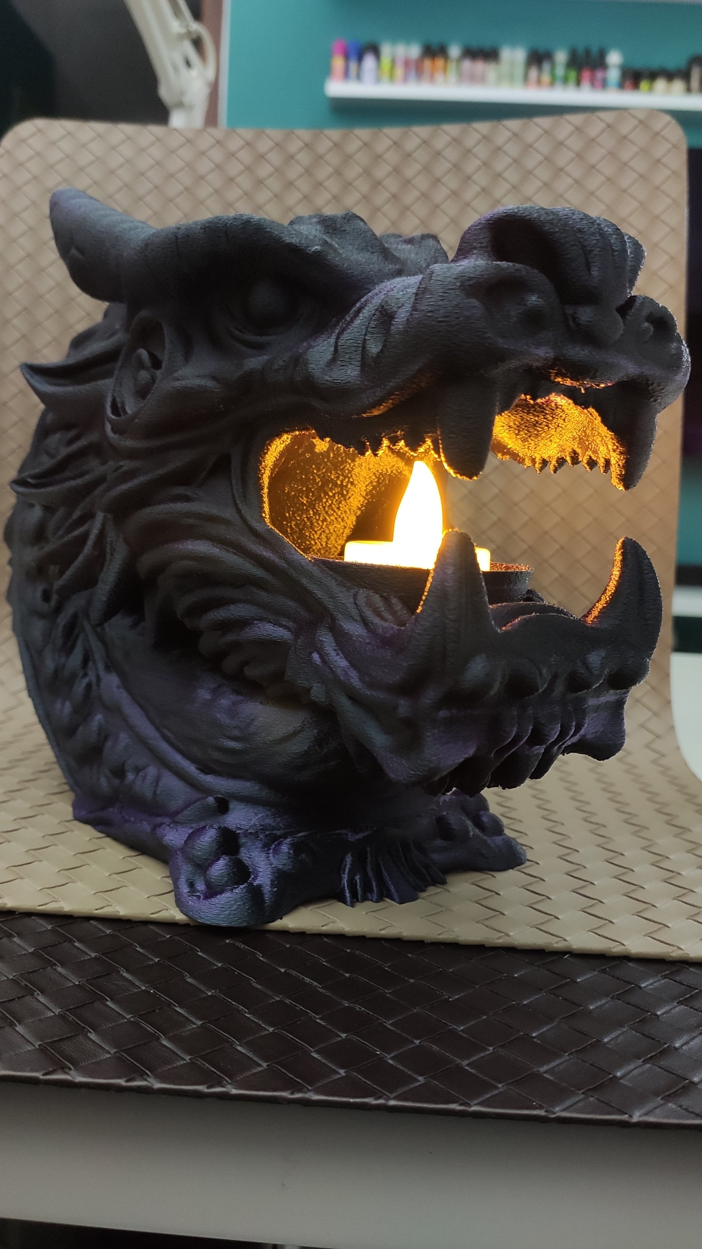 Dragon's Mouth - LED tealight Holder