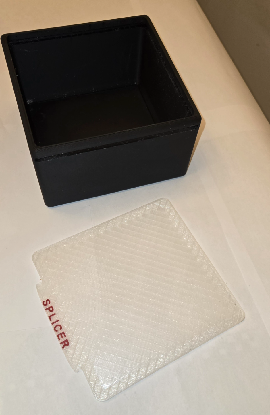 Big and Smaller Box with Insert Lids