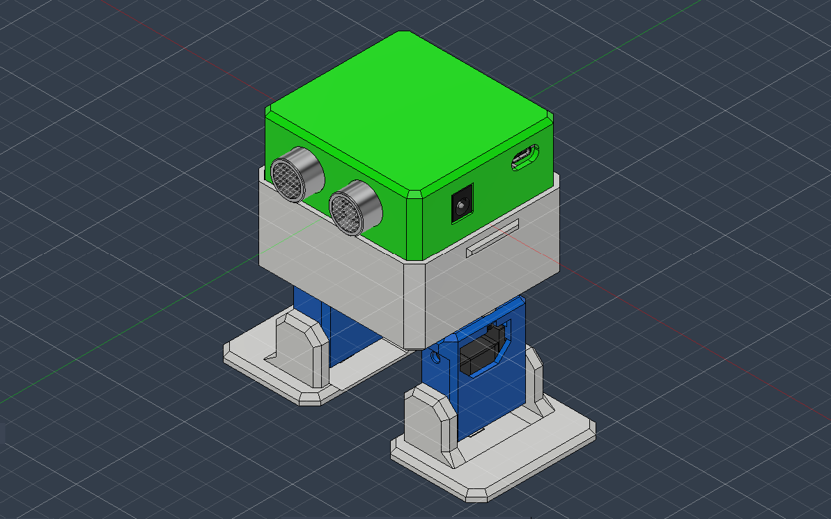 Otto+ using Keyestudio ESP32 Plus & 18650 Battery