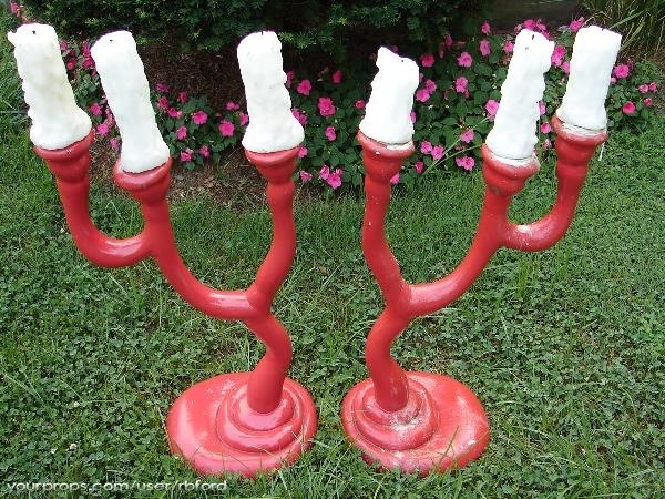 Whoville Grinch Inspired Candelabra Candlestick