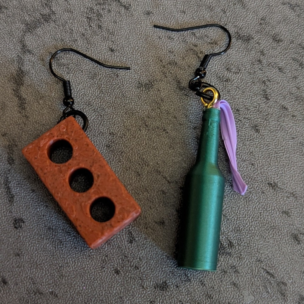 Civil Disobedience Earring or Keychain Set
