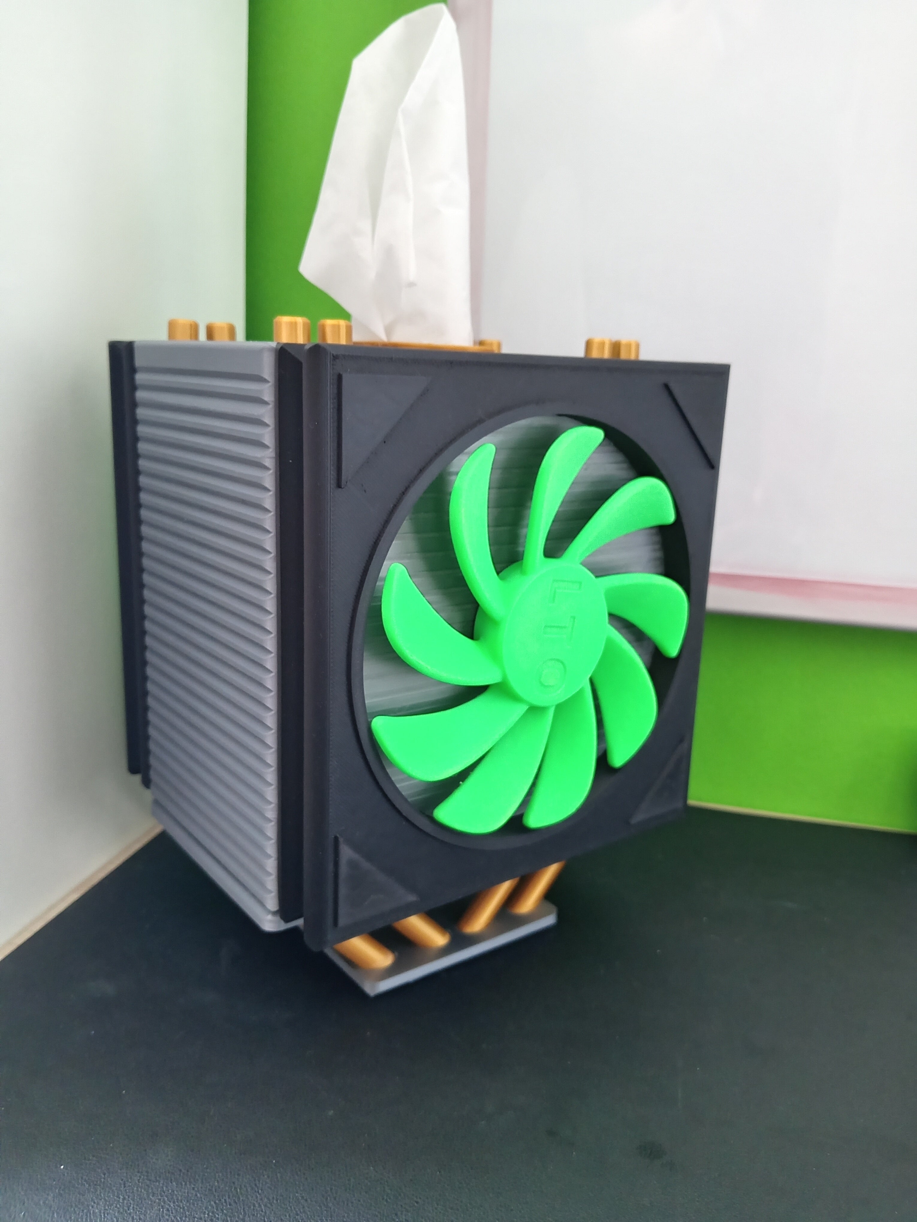 Tower CPU Cooler - Tissue Box - Magnetic - PC PART