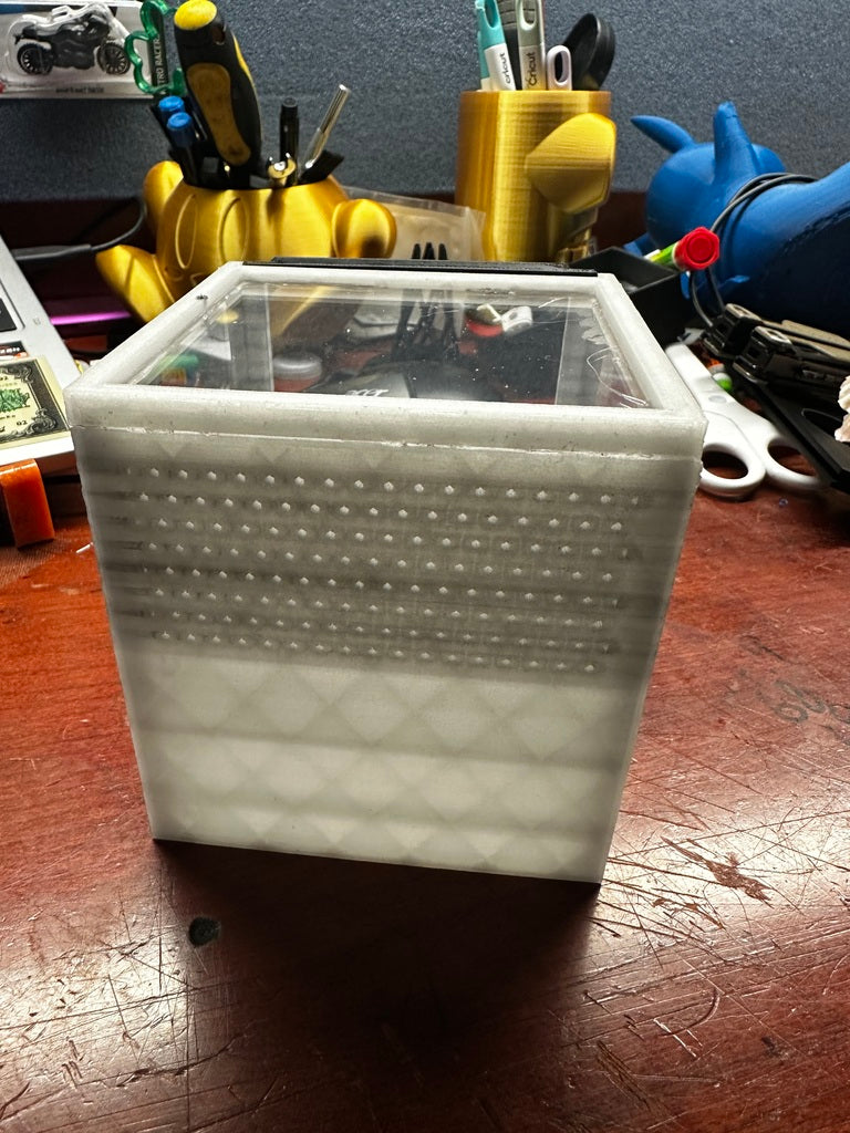 4x4 cube terrarium