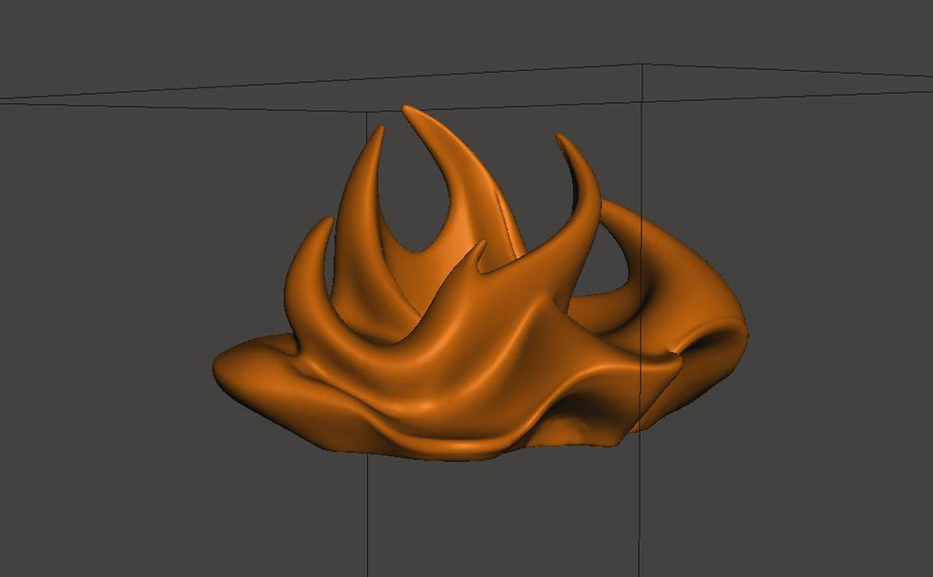 Fire - LED tea light holder - No supports