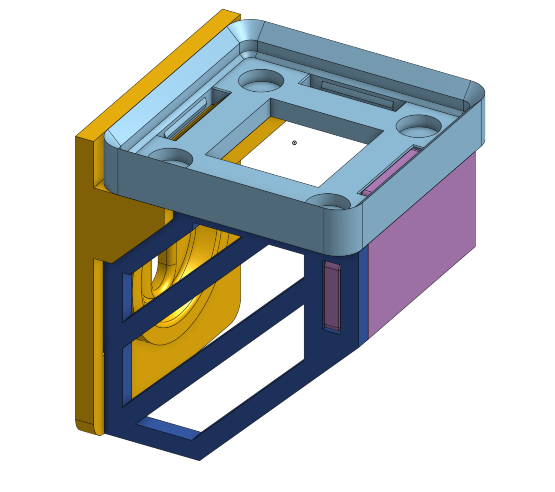 parametric skadis gridfinity t-clip shelves