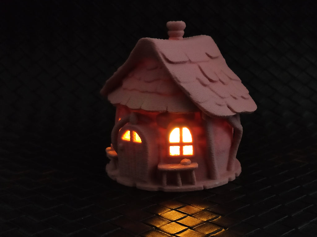 FairyTale cottage - LED tea light cover (2pcs)
