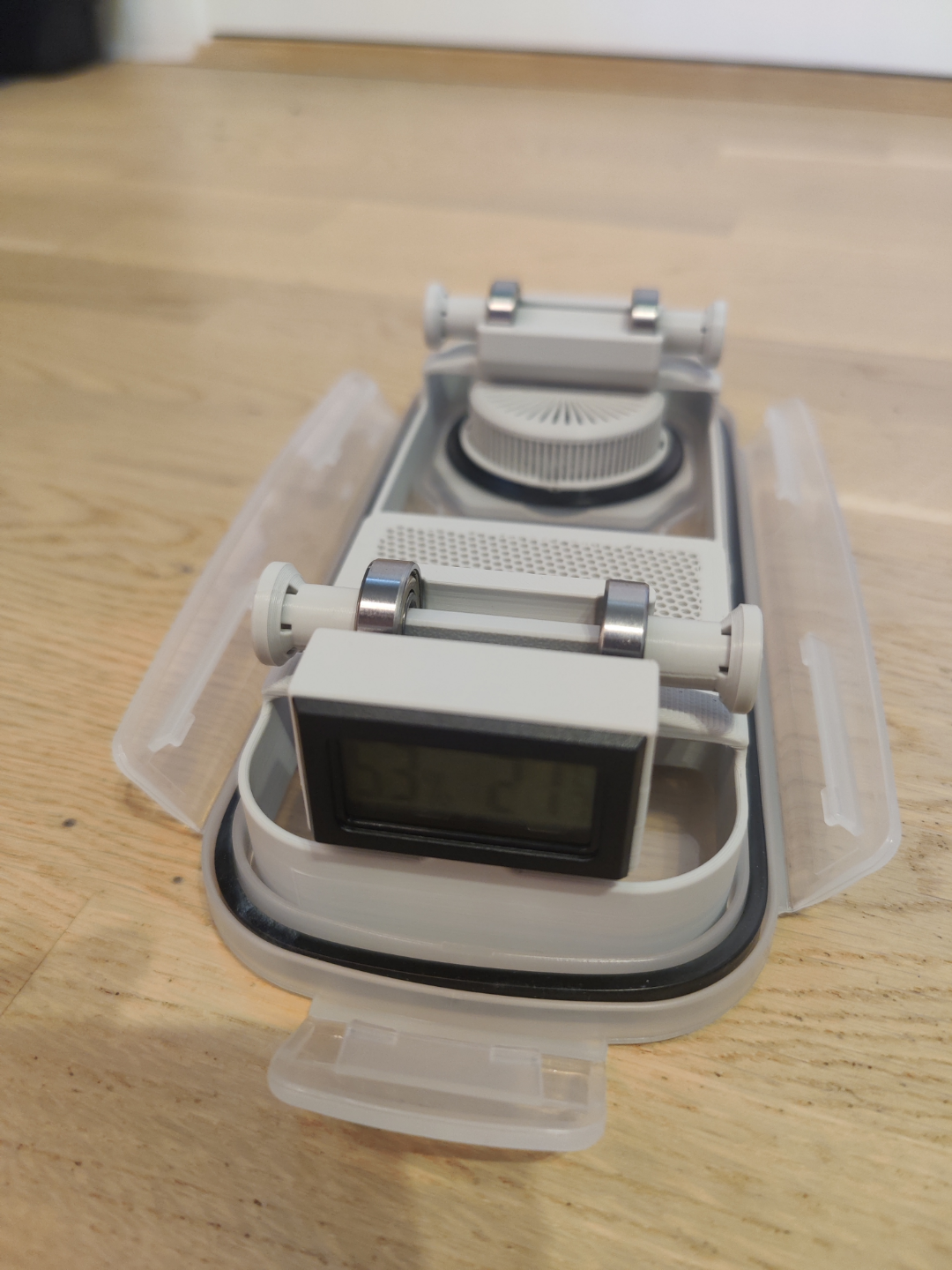 Upside Down Filament Dry Box with Hygrometer