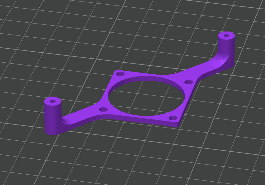 Suporte cooler raspberrry pi