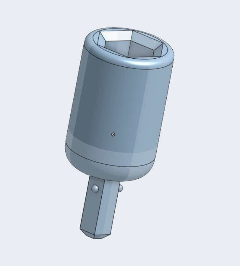 Screwdriver BIT adapter - 4 mm - 1/4 (6.3 mm) BIT