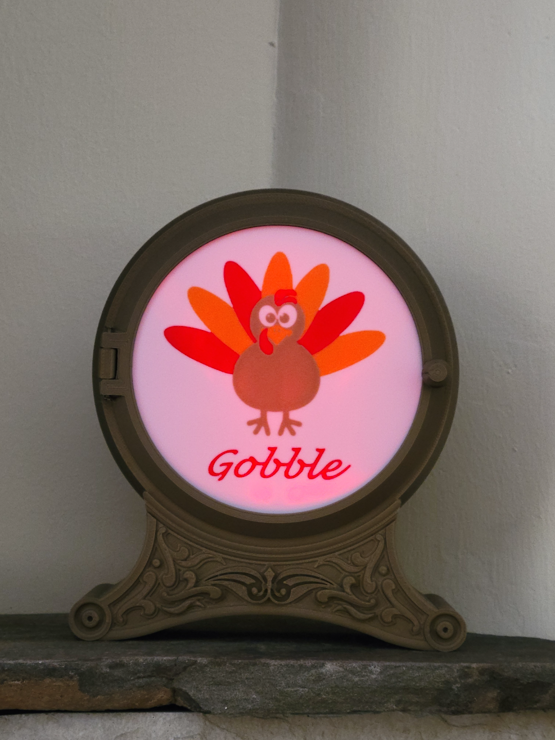 Tea Light Scene, Gobble