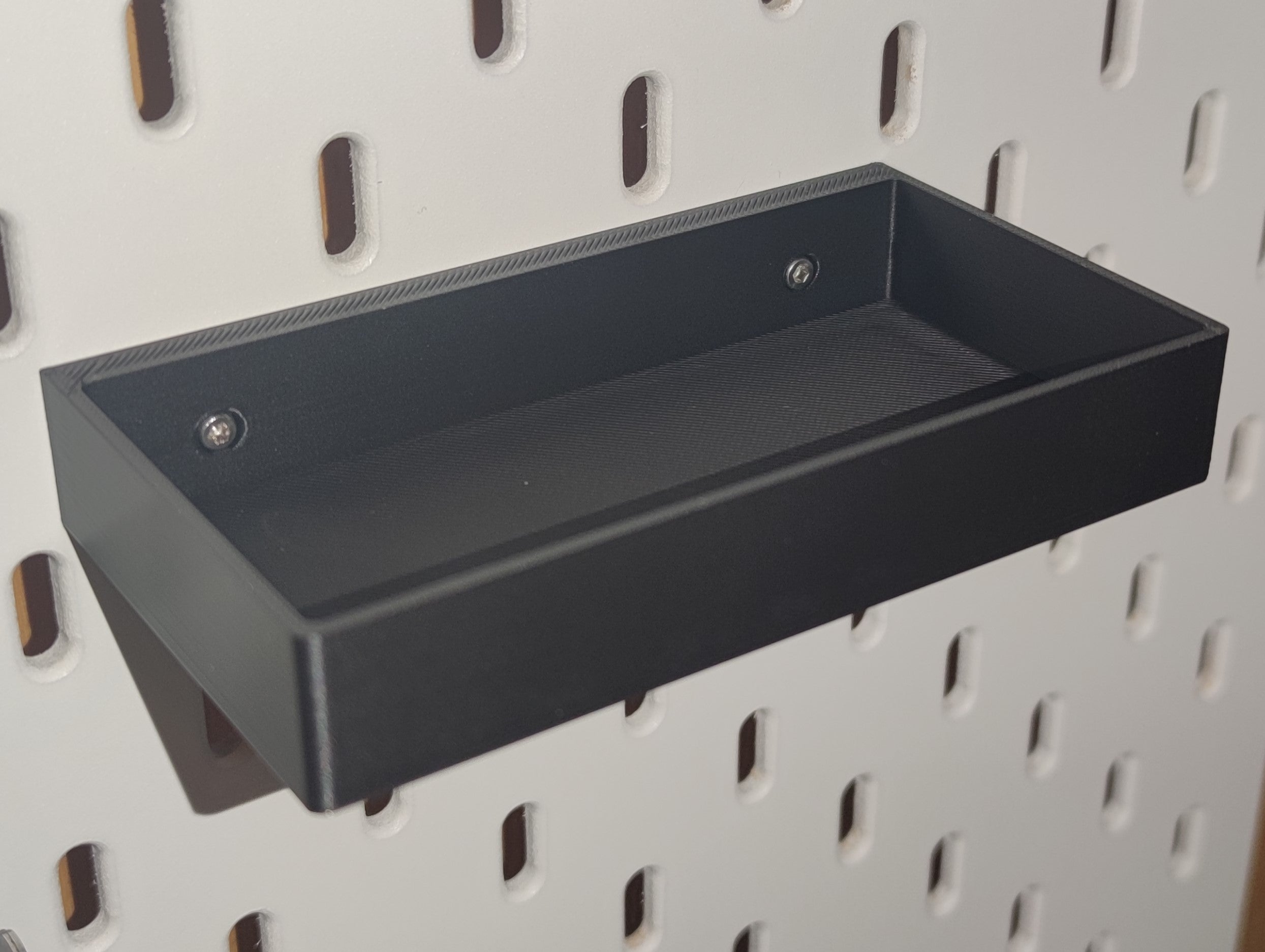 Parametric Skadis Tray - T-Nut Mounting System