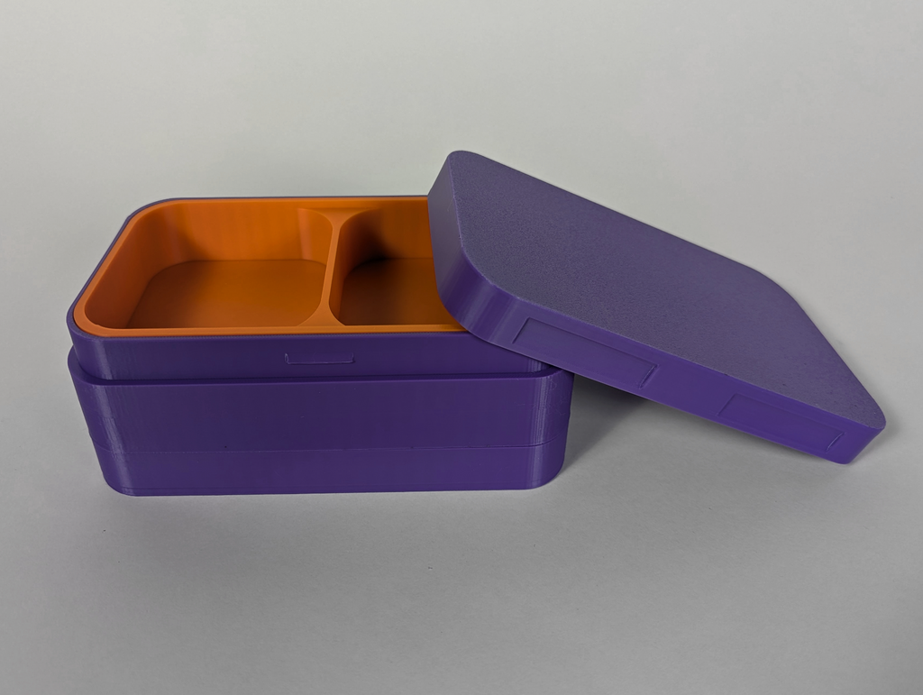 Expandable Bento Style Box w/ Stackable Inserts