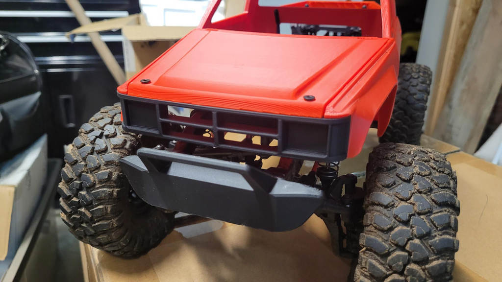 RC Bumpershort TRX4/axial Jeep model Remix