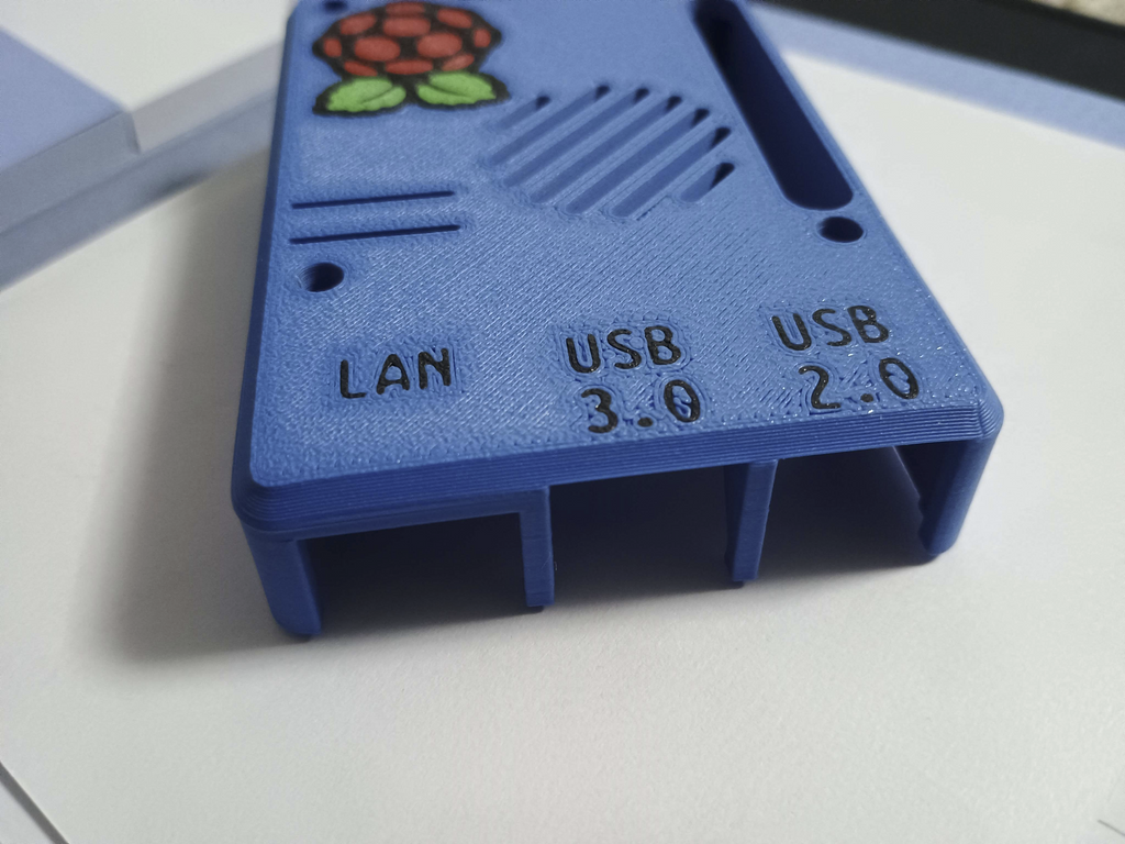 Raspberry Pi 5 case with screws and heat inserts
