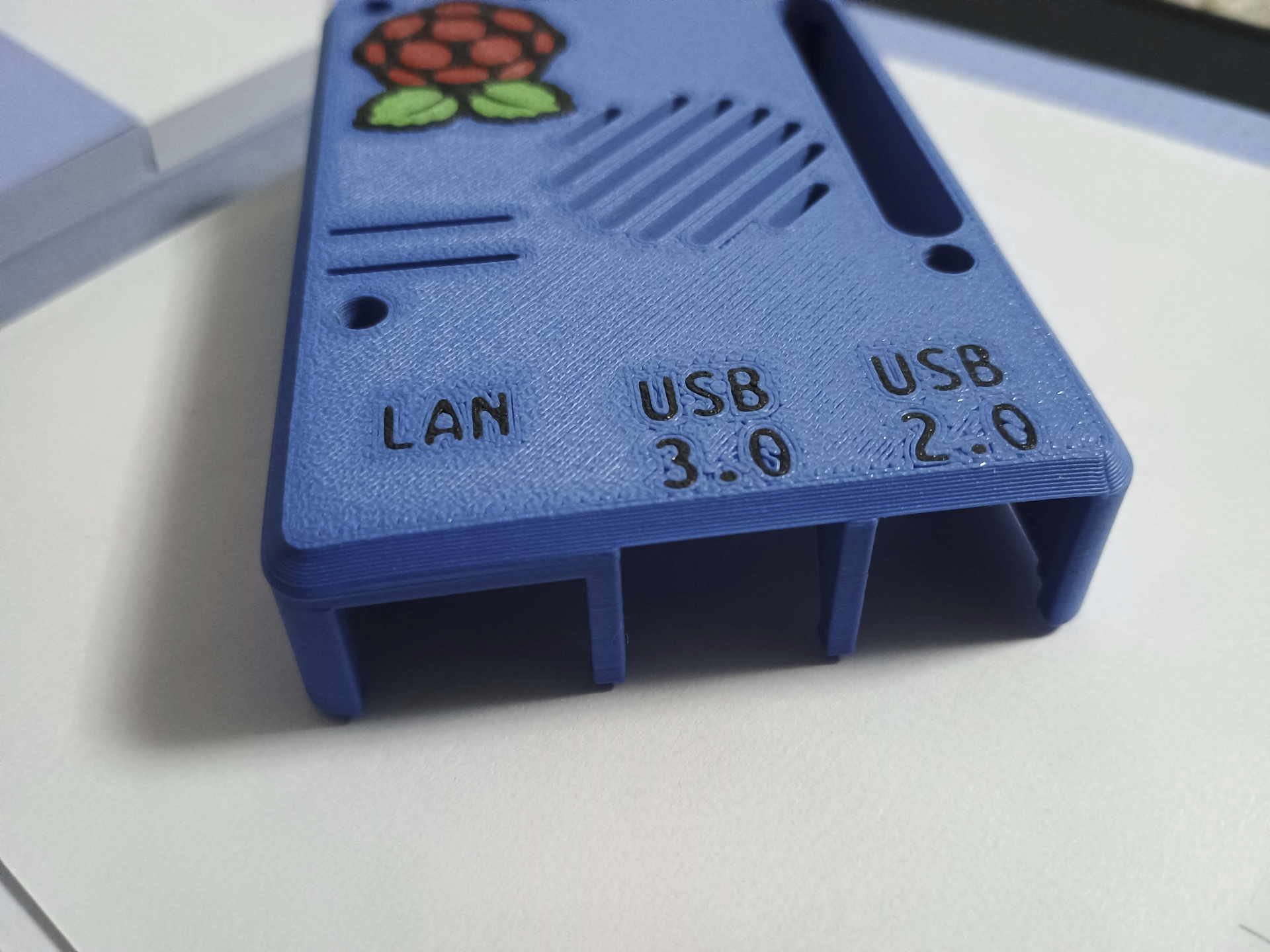 Raspberry Pi 5 case with screws and heat inserts