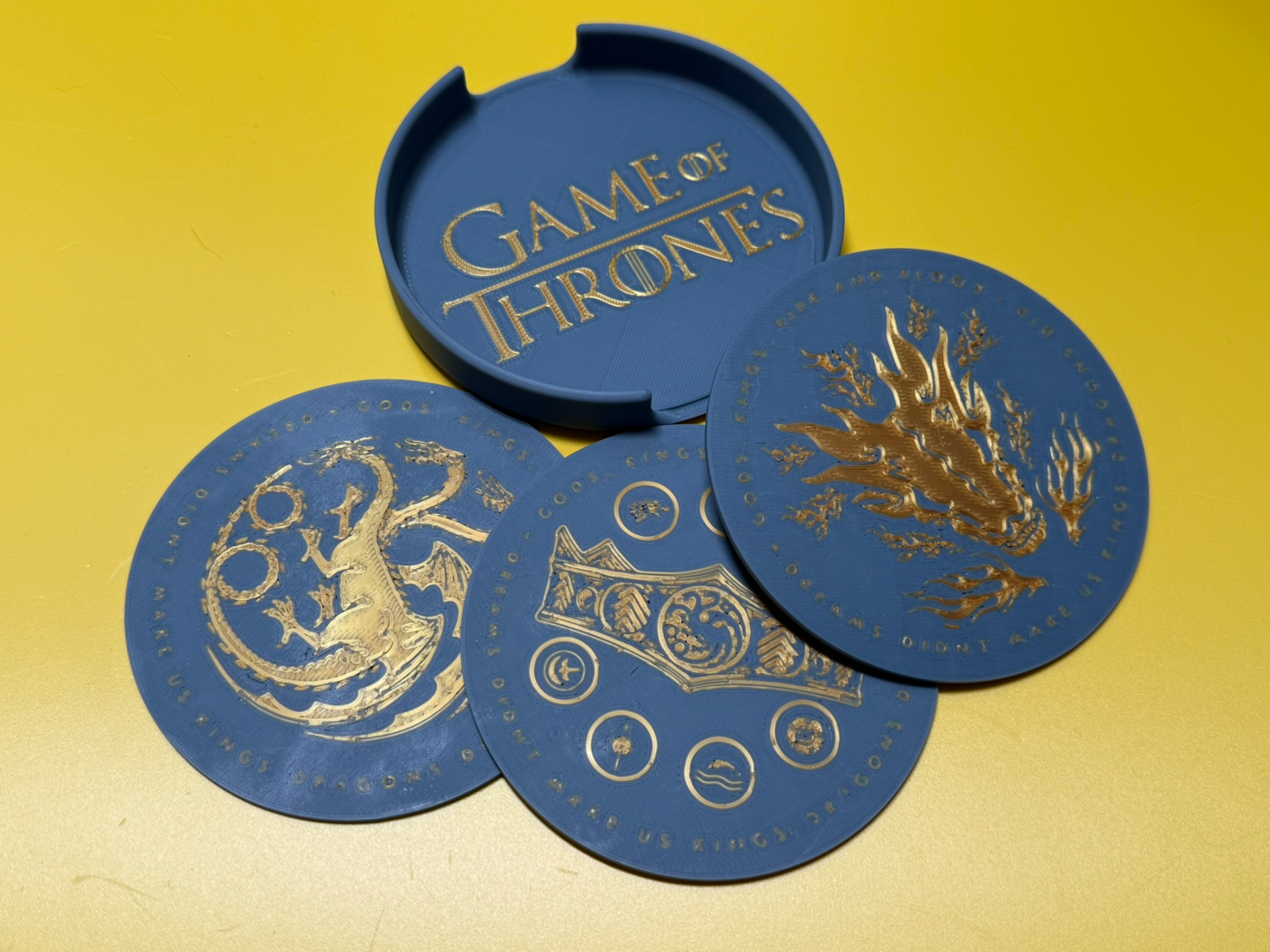 Game of Thrones coaster set with container