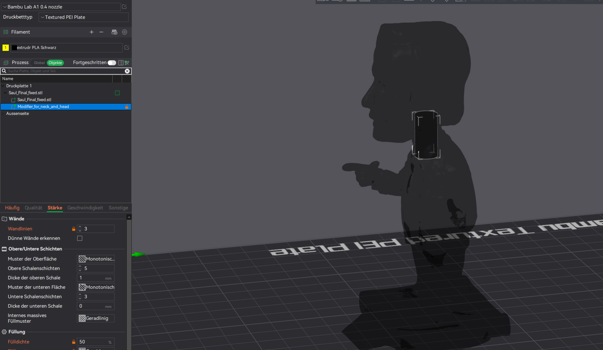 Saul Goodman with corrected geometry